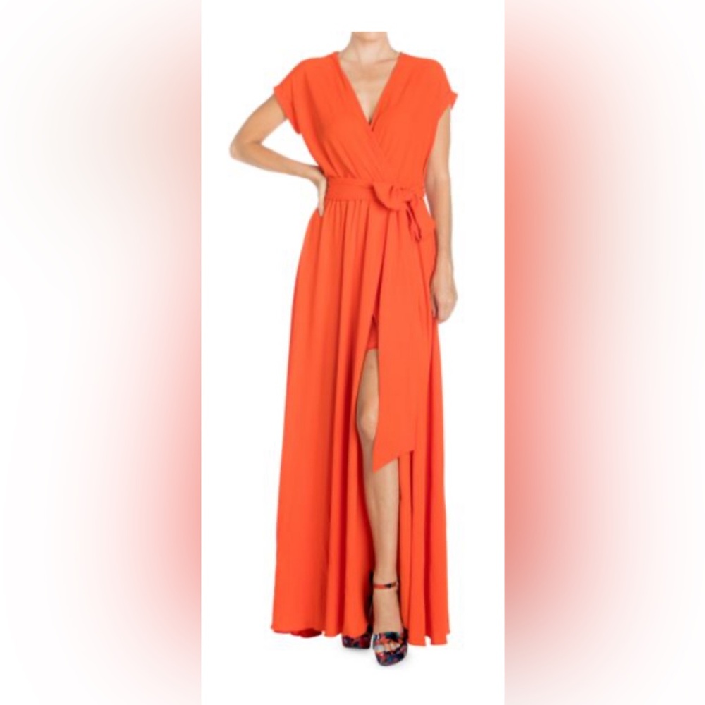 Meghan Los Angeles beautiful orange dress size XL